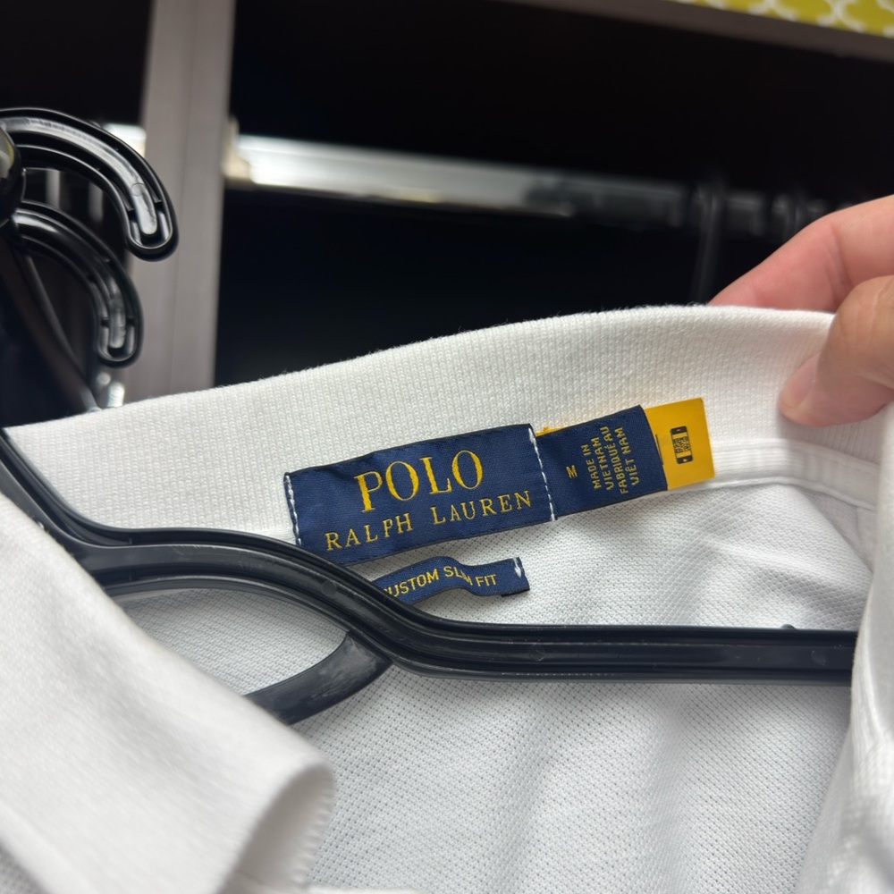 Ralph Lauren White Polo Shirt for Men - Picture 3 of 5